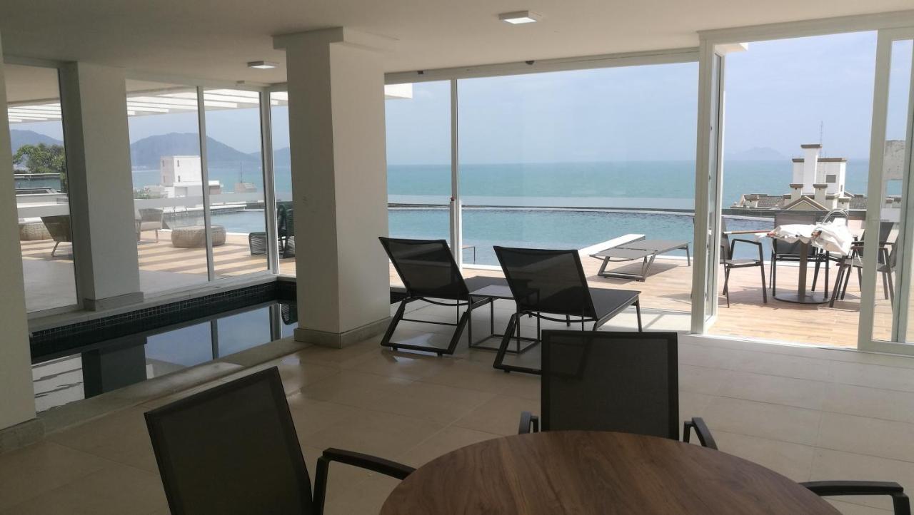 Ea-Apto Com Vista Do Mar Em Praia Dos Ingleses Florianópolis 외부 사진